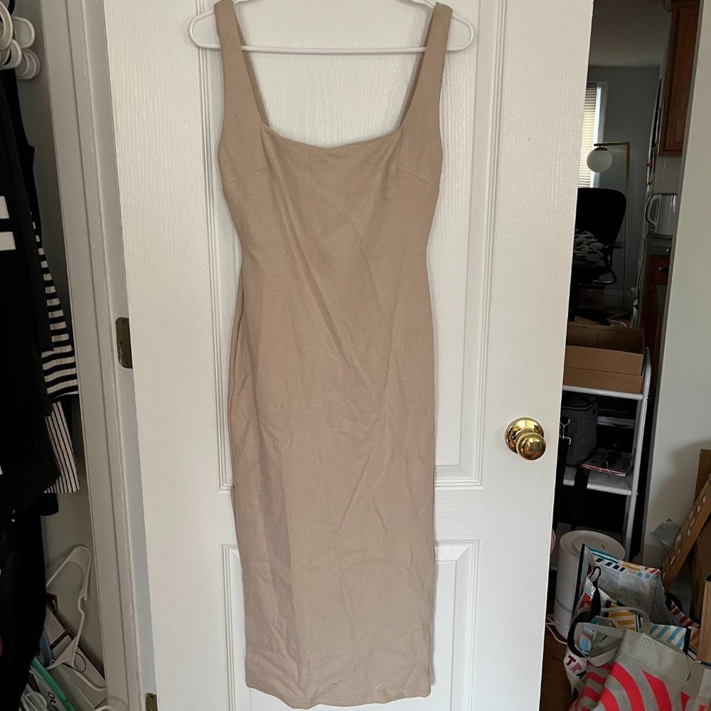 Tan Dress
